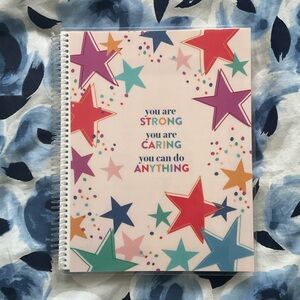 Erin Condren Colorful Star Spiral Kids Handwriting Notebook